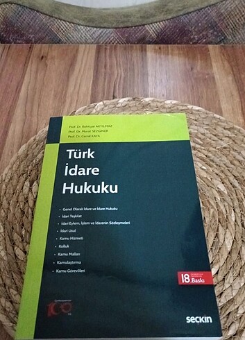 Bahtiyar Akyılmaz Türk İdare Hukuku
