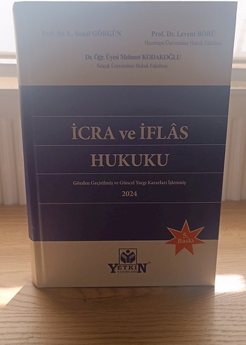 İcra ve İflas Hukuku 2024 - Yetkin Yayınları