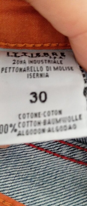 30 Beden İSPANYOL PAÇA KOT PANTOLON YENİ GİBİ ETİKETİ ÜZERİNDE DEĞİL
