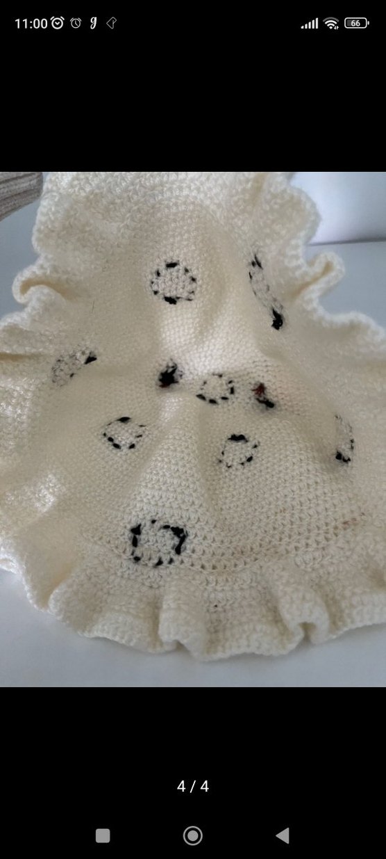 Örme inekli şapka  - Görsel 4