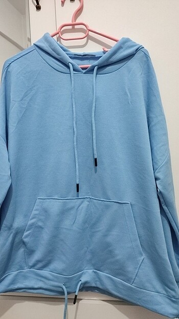 xxl Beden Kapşonlu mevsimlik sweatshirt
