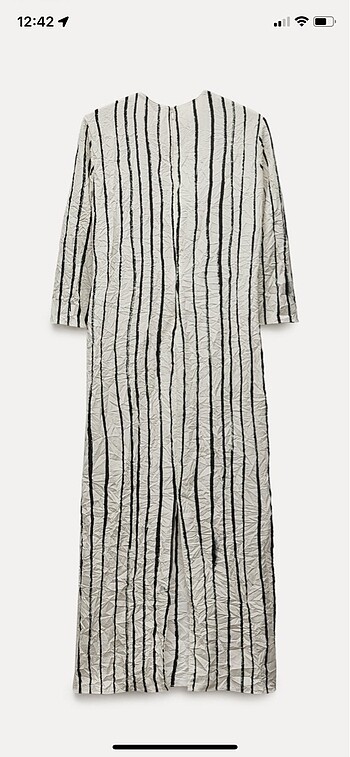 Zara Zara ZW Collection Desenli Elbise