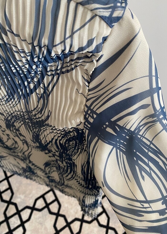 şifon gömlek bluz - Görsel 3