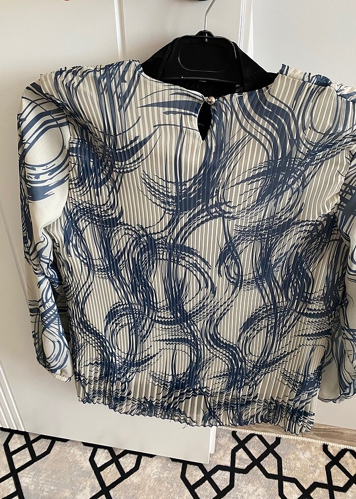 şifon gömlek bluz - Görsel 2