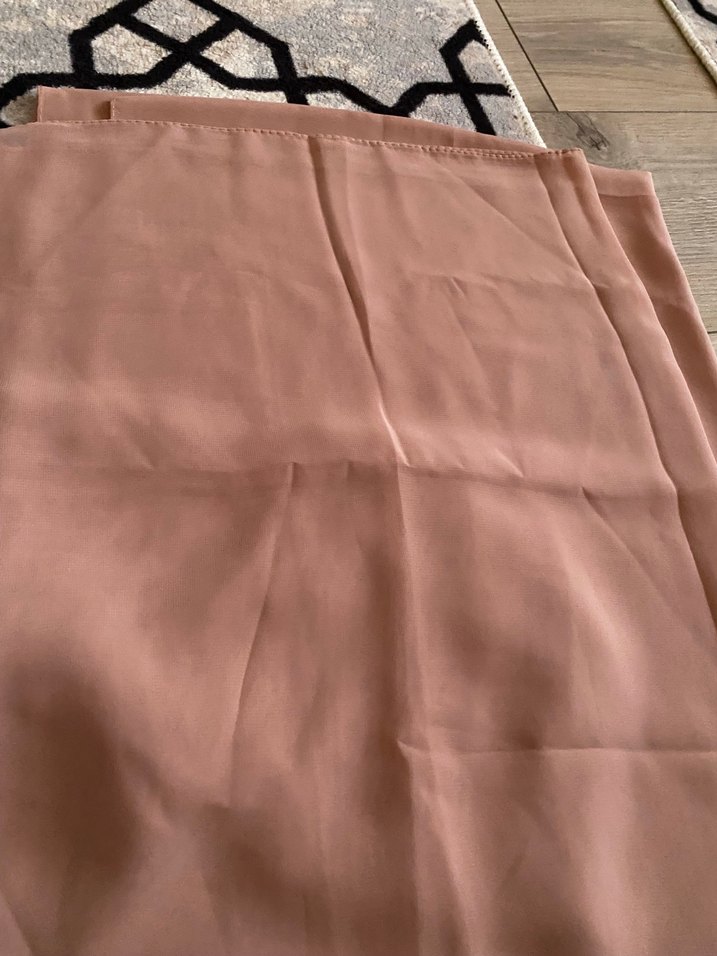 Şifon Şal Pudra - Görsel 3