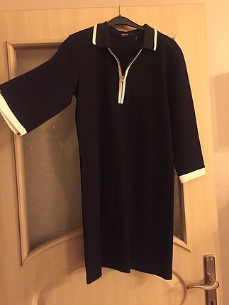 Siyah Polo Yaka Elbise