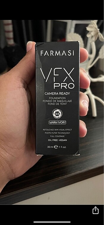 Farmasi VFX Pro Fondöten 3 Numara