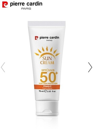 Pierre Cardin güneş kremi 