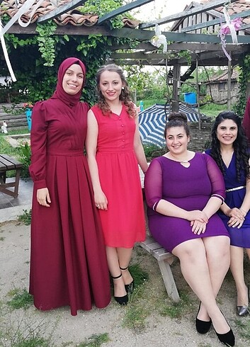 38 Beden Bordro Tesettür Abiye
