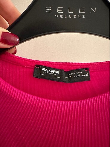 m Beden Pull&Bear Pembe Bustiyer