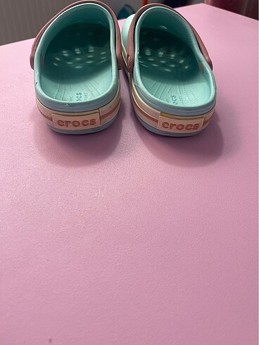 30 Beden turkuaz Renk Orjinal Crocs Terlik