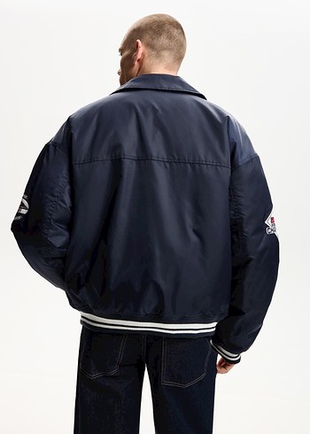 Bershka Kolej Bomber Ceket - Görsel 3