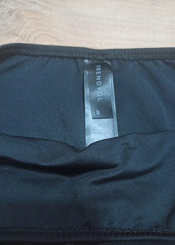 Kadın Siyah Kemerli Yüksek Bel Bikini Altı - Görsel 3