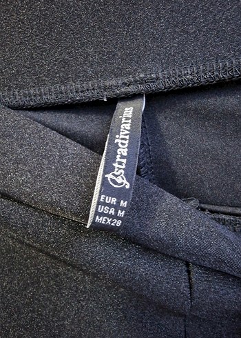 Stradivarius Gri Elastik Kadın Spor Tayt