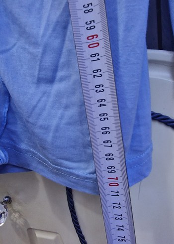 Mavi Lohusa ve Emzirme Gecelik, Uzun Kollu - Görsel 4