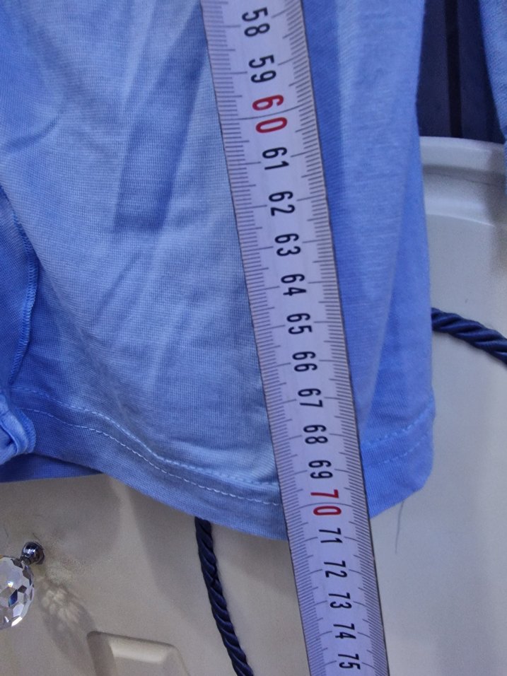 Mavi Lohusa ve Emzirme Gecelik, Uzun Kollu - Görsel 4