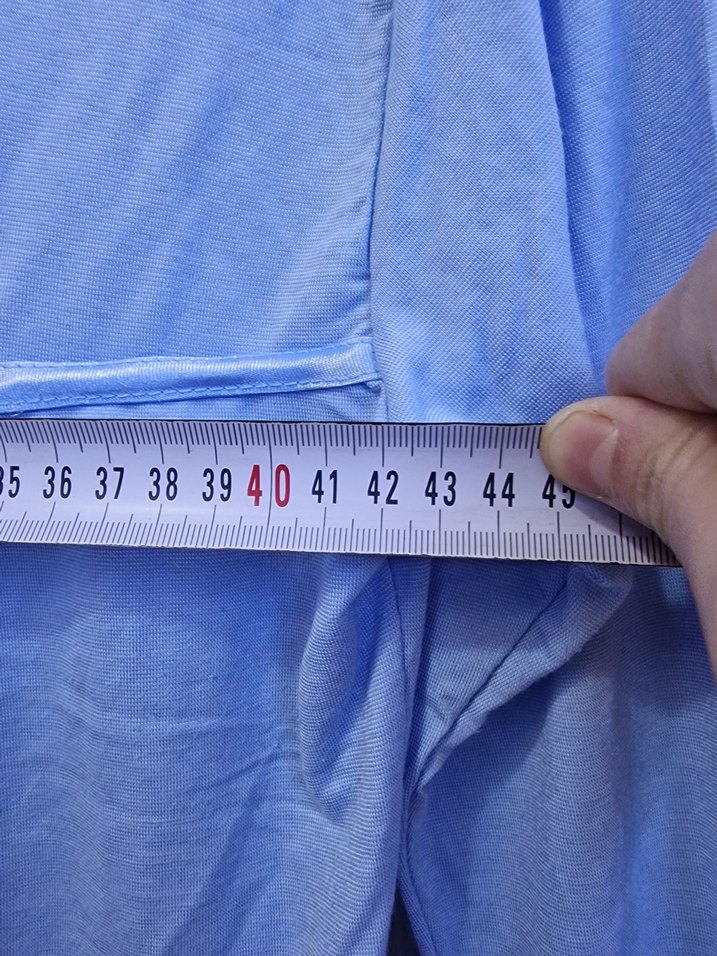 Mavi Lohusa ve Emzirme Gecelik, Uzun Kollu - Görsel 3