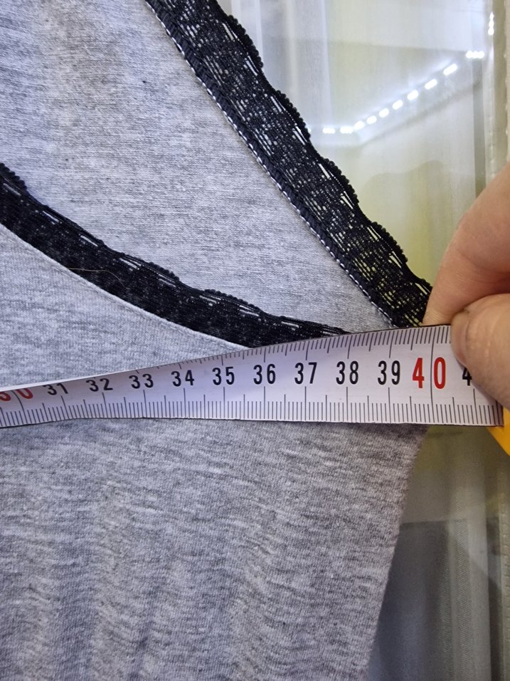 Gri Pamuklu Askılı Hamile Tulum - Görsel 5