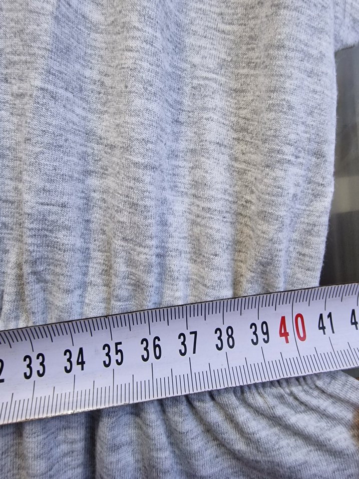 Gri Hamile ve Emzirme Uzun Gecelik - Görsel 4