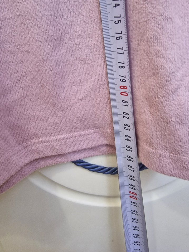 Pembe Uzun Kollu Hamile ve Emzirme Gecelik - Görsel 4