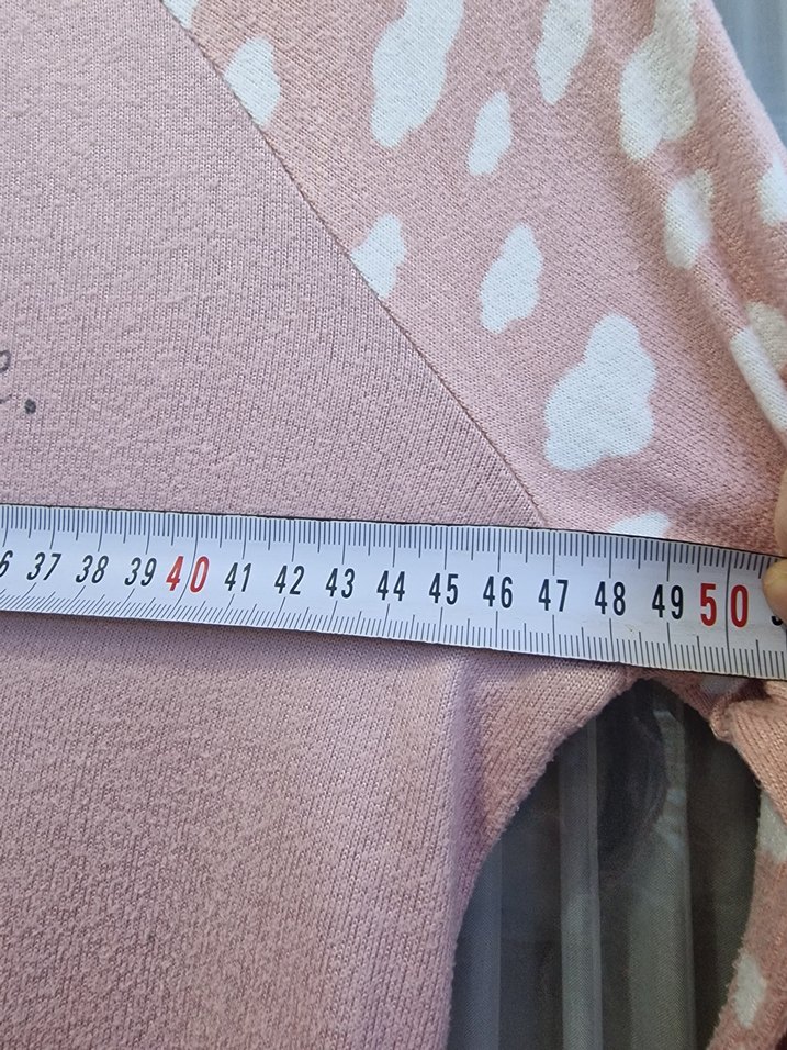 Pembe Uzun Kollu Hamile ve Emzirme Gecelik - Görsel 3