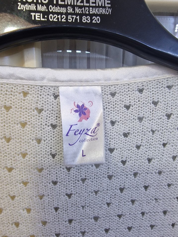 Nakışlı Beyaz Midi Kadın Sabahlık - Görsel 2