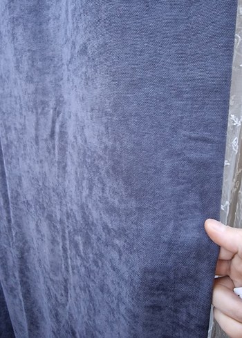 Gri Düz Fon Perde - Görsel 2