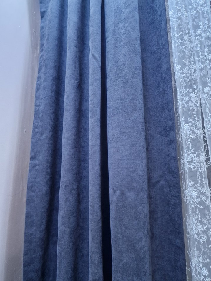 Gri Düz Fon Perde - Görsel 4