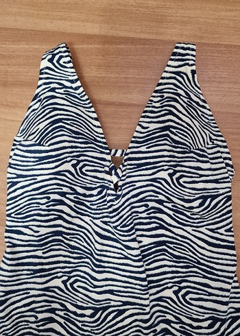 Diğer Zebra Desenli Strappy Mayo
