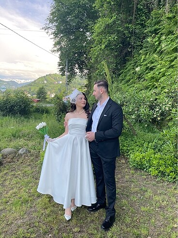 Nikah elbisesi Saten