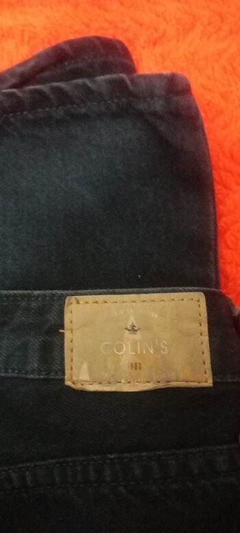 27 Beden lacivert Renk Bol paça Jean colins