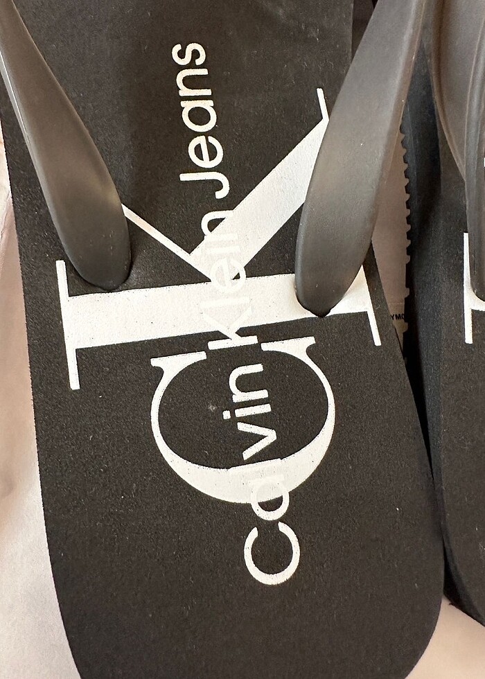 Calvin Klein Erkek Terlik Siyah - Görsel 4