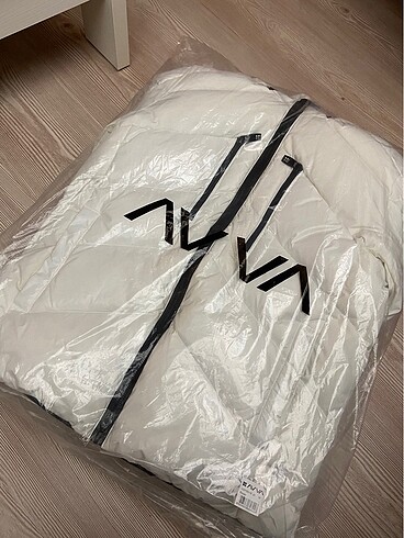 Avva Erkek Kaz Tüyü Beyaz Mont Kaban - Görsel 2