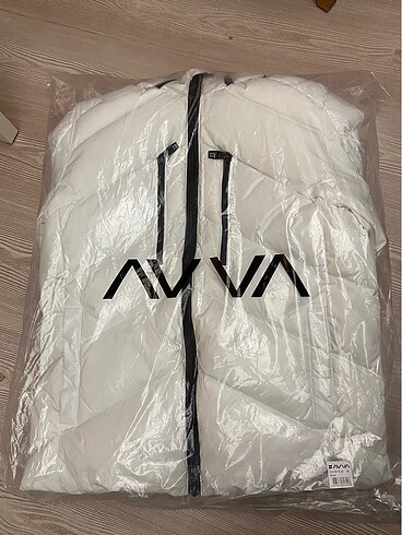 Avva Erkek Kaz Tüyü Beyaz Mont Kaban - Görsel 3