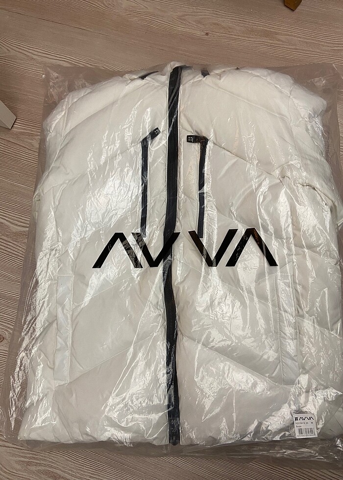 Avva Erkek Kaz Tüyü Beyaz Mont Kaban - Görsel 3