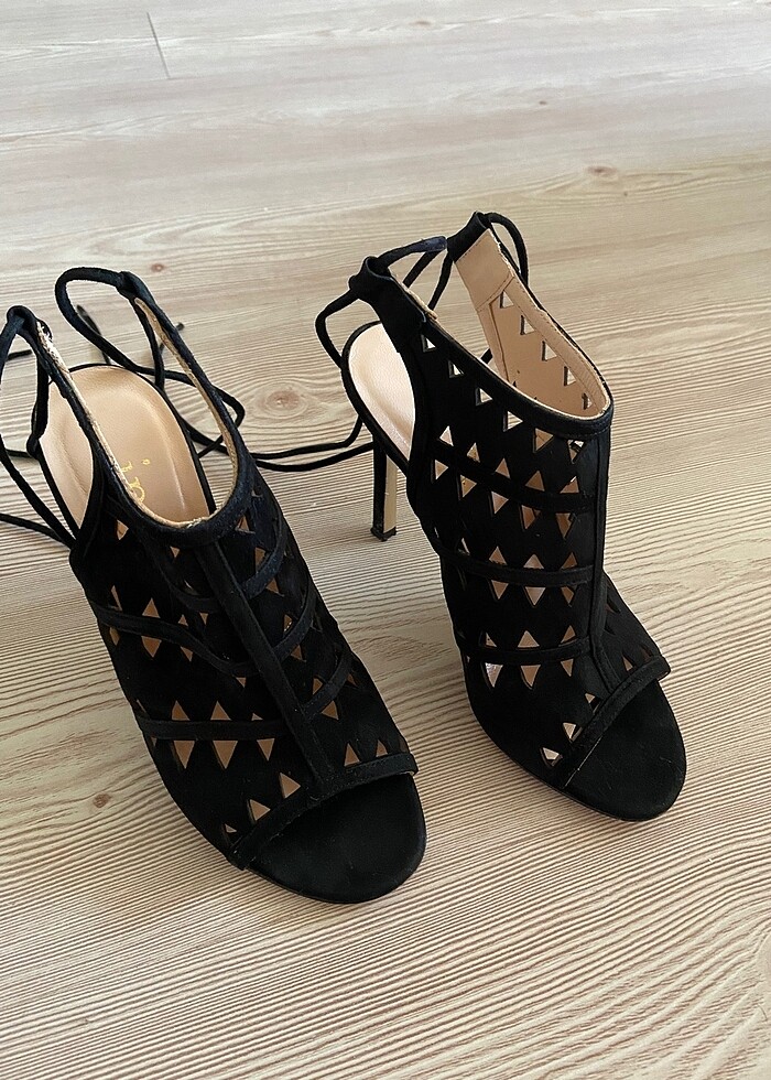 İnci Süet Kadın Ayakkabısı - Görsel 4