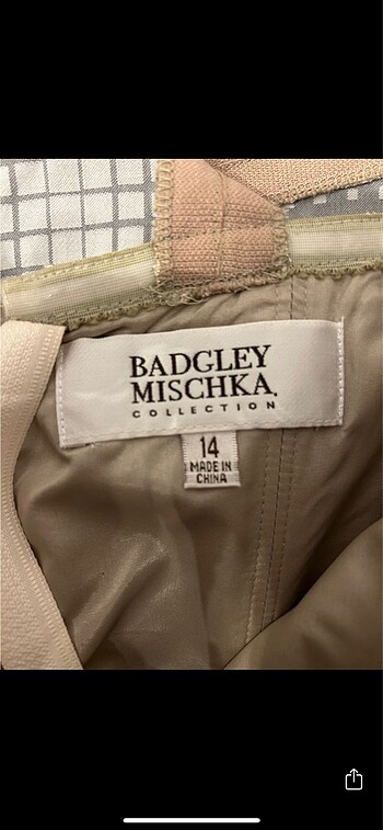 xl Beden Badgley Mischka Collection elbise