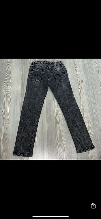 8 Yaş Beden siyah Renk B&G Store Nebati jean pantolon