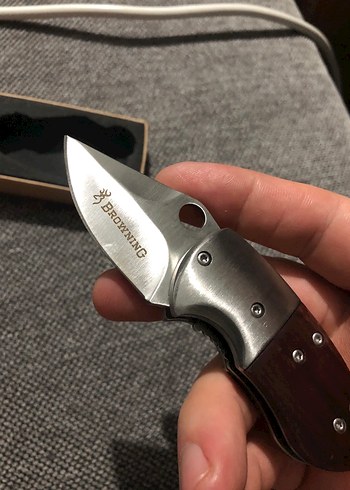 Beden bordo Renk Orjinal browning mini çakı sıfır ürün tam anahtarlık jilet