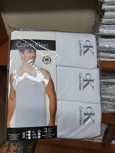 Calvin Klein 3?lü Erkek Atlet