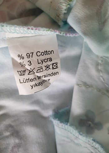 Çiçek Desenli Pamuklu Bohem Kadın Pantolon - Görsel 9