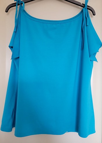 Faik Sönmez Mavi Baskılı  Bluz - Görsel 9