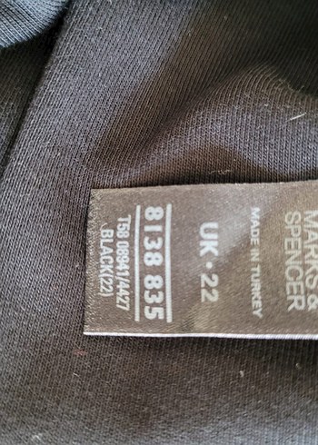 M&S Siyah İşlemeli Boncuklu V Yaka Bluz - Görsel 9