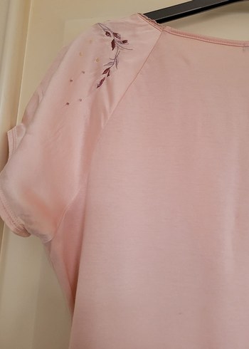 M&S Kolu Nakışlı Tshirt - Görsel 7