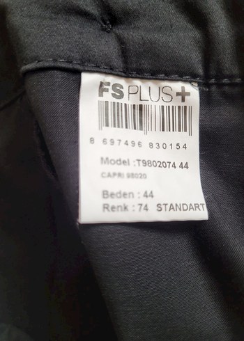 Faik Sönmez Kapri Siyah Parlak Kumaş Pantolon - Görsel 8