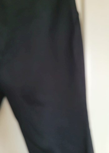 Faik Sönmez Kapri Siyah Parlak Kumaş Pantolon - Görsel 9