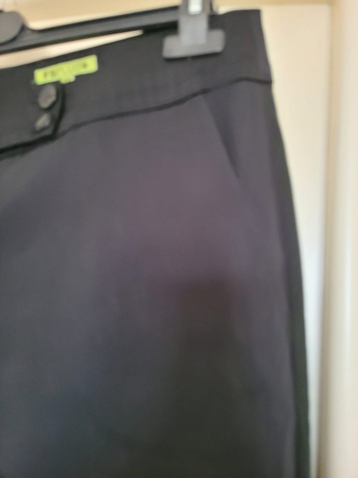 Faik Sönmez Kapri Siyah Parlak Kumaş Pantolon - Görsel 3