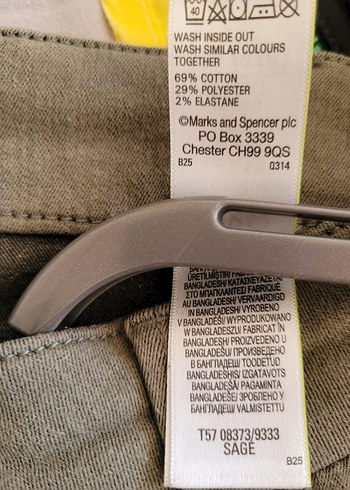 M&S Yeşil Pantolon - Görsel 11