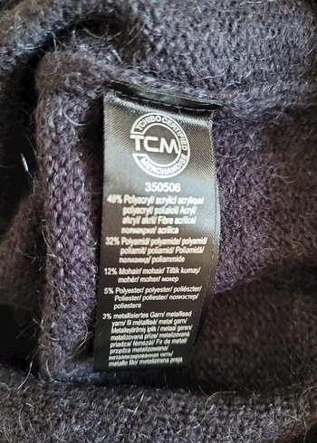 Tchibo Yıldız Desenli Lacivert Örgü Kazak - Görsel 5