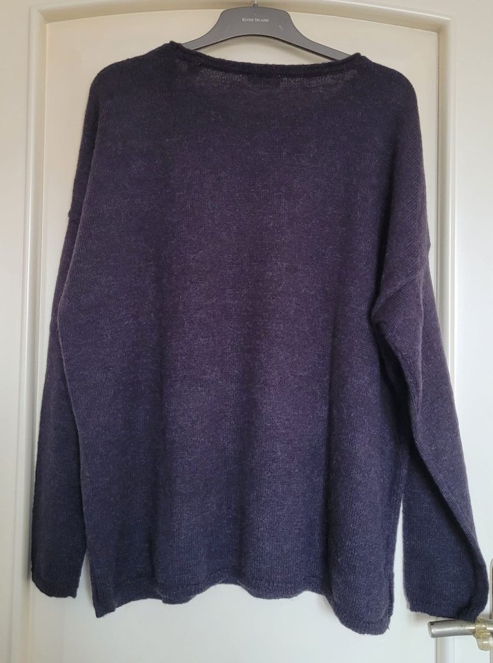 Tchibo Yıldız Desenli Lacivert Örgü Kazak - Görsel 2